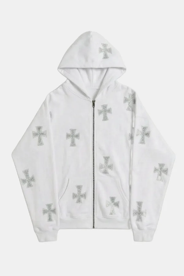 Sweat croix strass