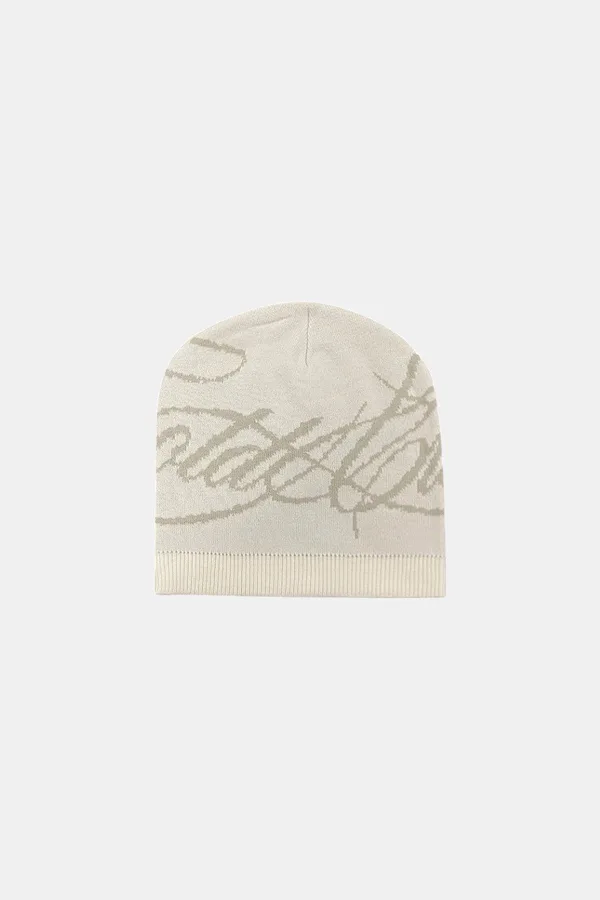 Bonnet calligraphie