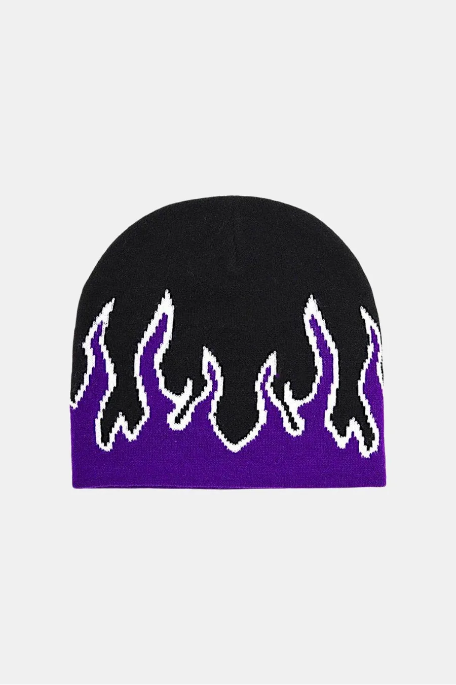 Bonnet Flamme Rouge Oversize - Accessoire Streetwear Hiver Unisexe - 3
