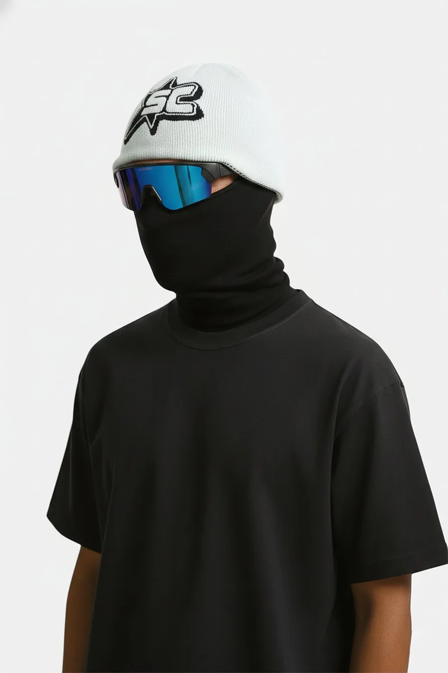 Bonnet Grunge Streetwear - Y2K - Maille Côtelée Épaisse & Design Polyvalent - 2