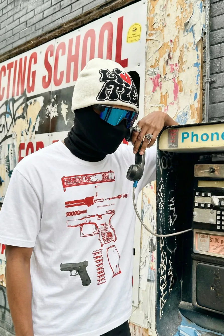 Bonnet Imprimé Y2K - Accessoire Mode Tendance Streetwear Vintage pour Homme et Femme - 10