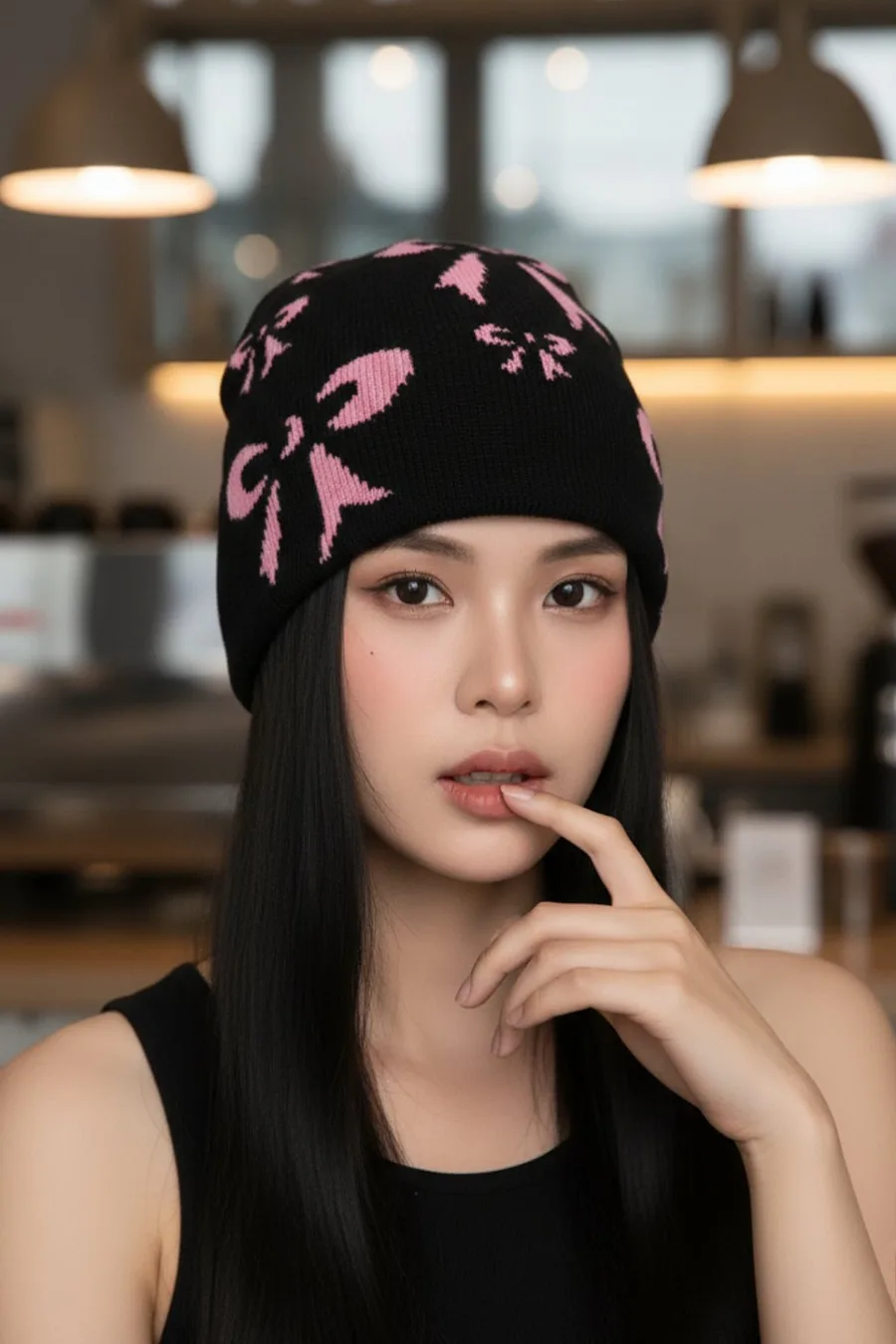 Casquette nouet Y2K Élément Clé du Style Rétro-Chic - 6