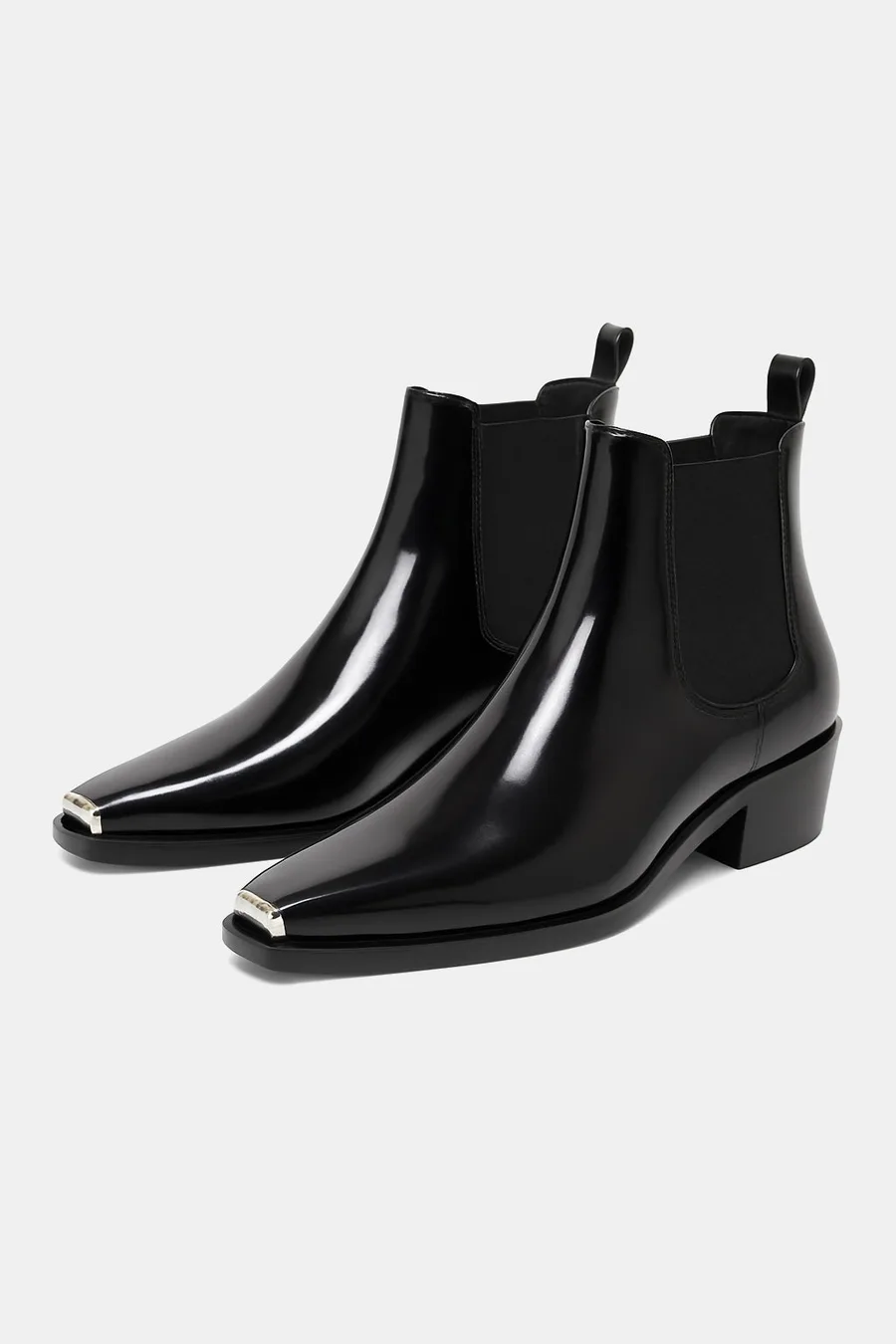 Bottines à bout métal