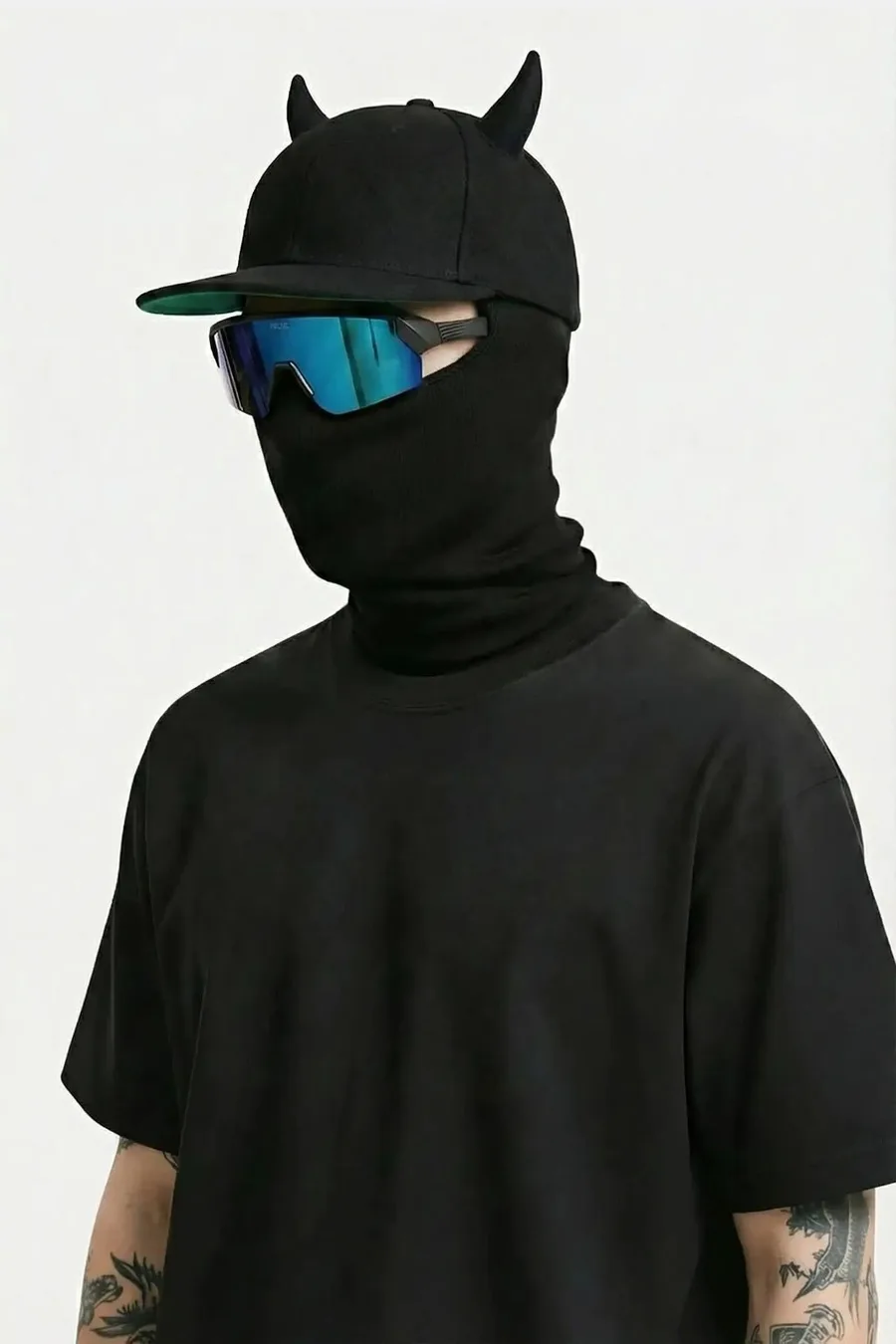 Casquette à Cornes Y2K Look Diabolique - 2