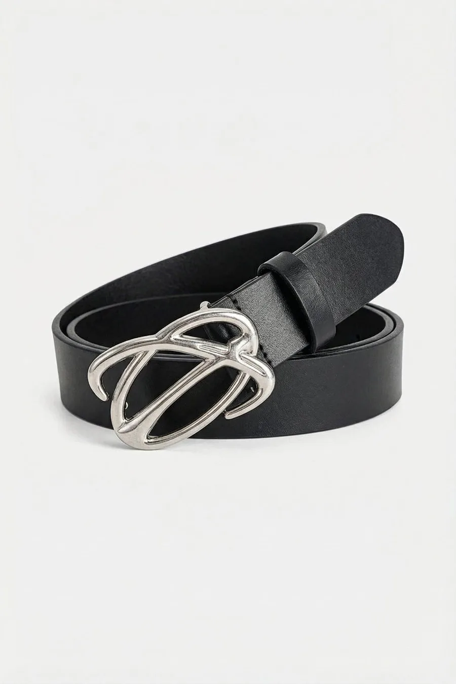 Ceinture boucle chrome élégante pour look urbain moderne - 3