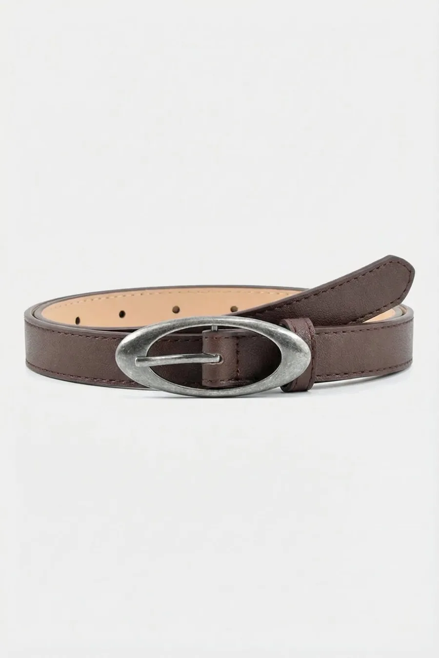 Ceinture Y2K Boucle Ovale Design Rétro-Futuriste - 3