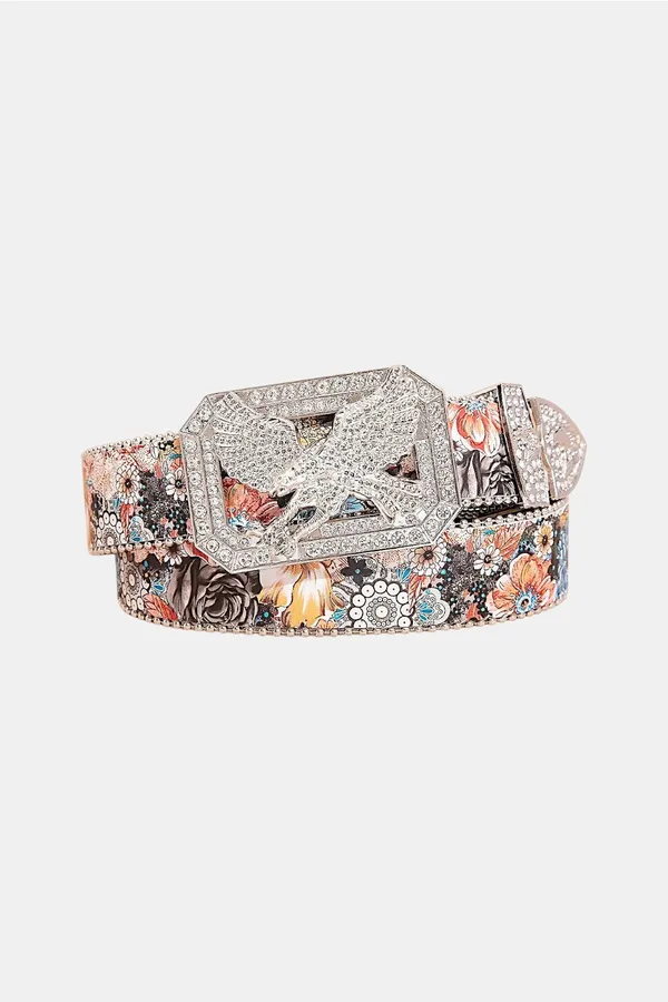 Ceinture à Strass Brillante Y2K – Accessoire Mode pour Look Urbain et Esthétique 2000s