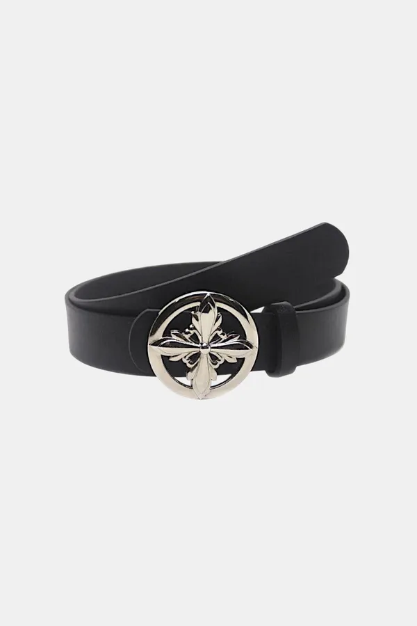 Ceinture Streetwear Retro Chic 2000s en Cuir Multicolore - Unisexe