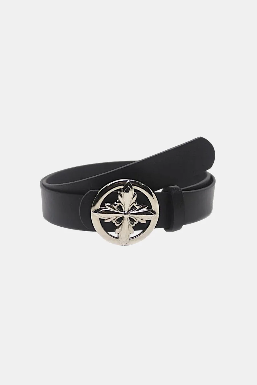 Ceinture Streetwear Retro Chic 2000s en Cuir Multicolore - Unisexe