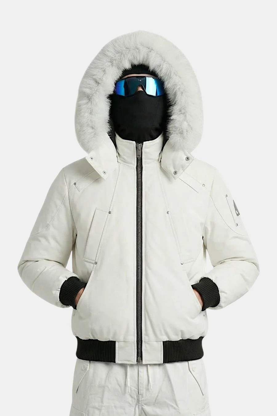 Doudoune à Capuche Fourrure – Style Y2K Oversize pour Homme et Femme – Manteau Urbain et Chic - 2