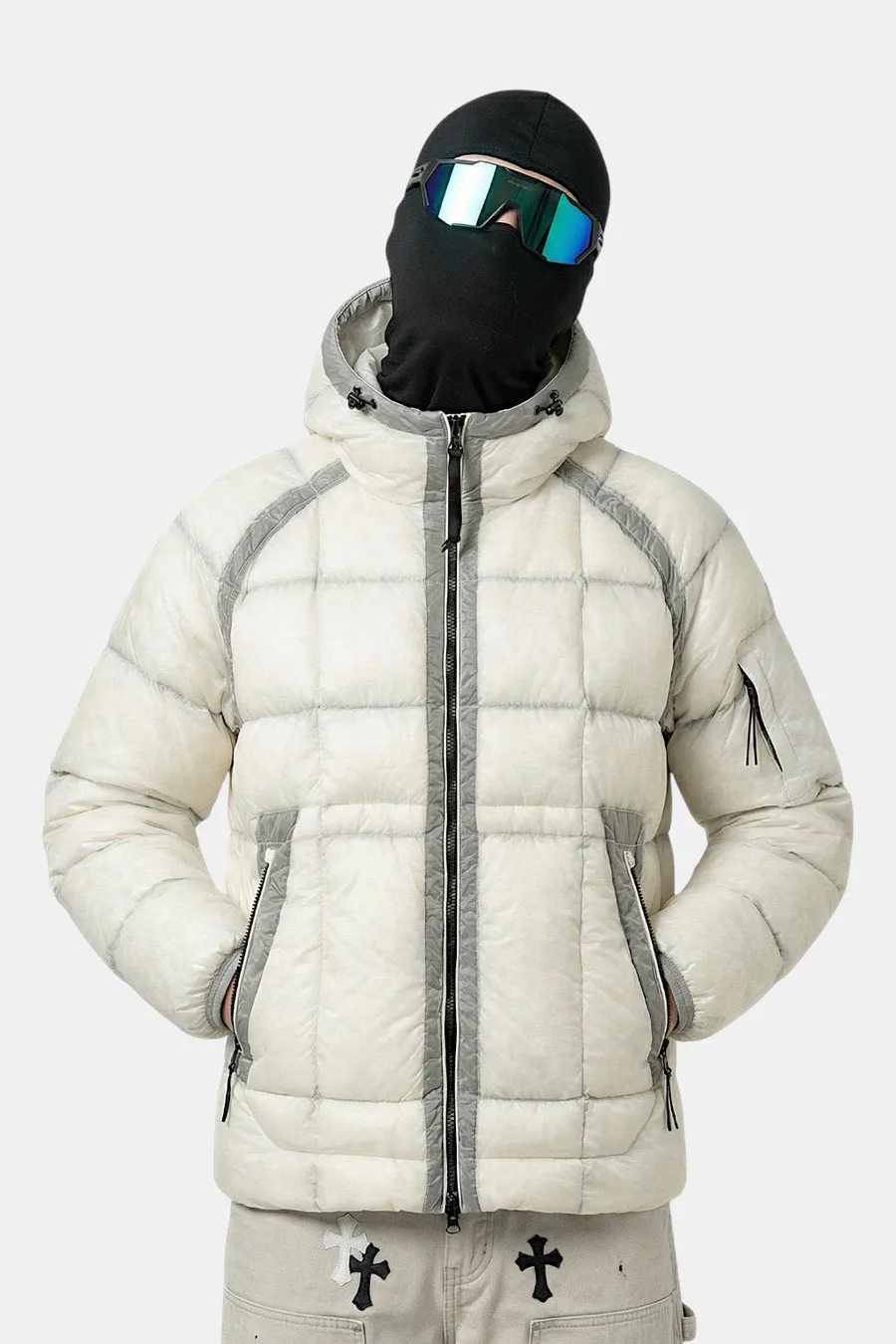 Doudoune Technique Urbaine Y2K - Pièce Centrale de Streetwear Technologique - 2