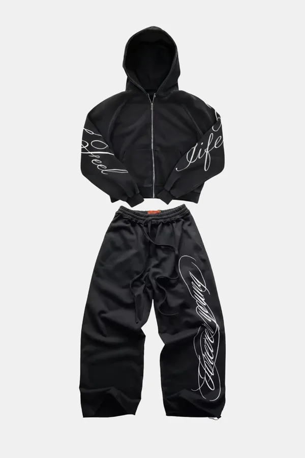 Ensemble de Calligraphie Y2K Style Rétro-Futuriste Urbain