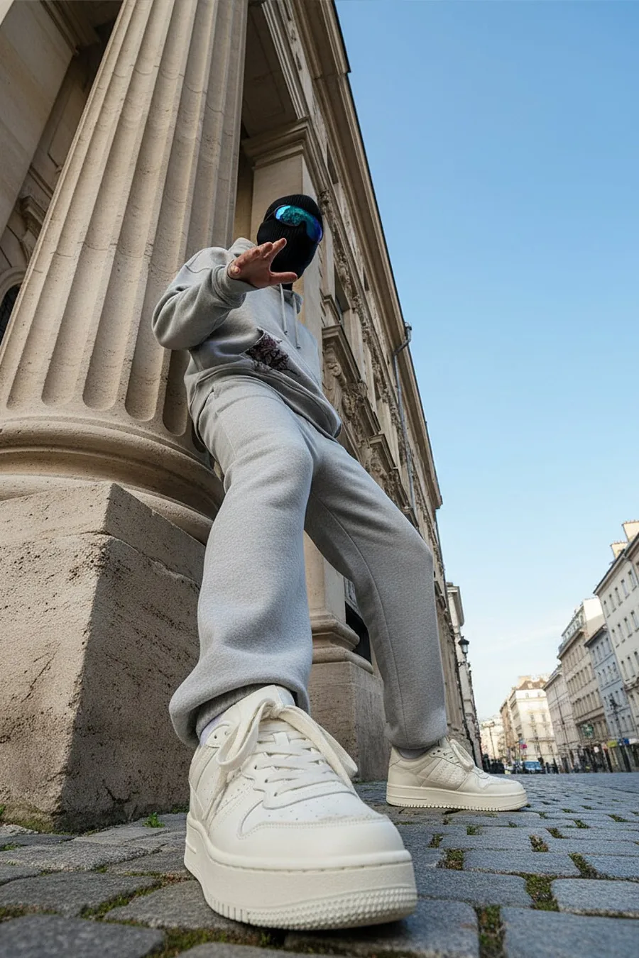 Ensemble Y2K Fleur de Cerisier Femme – Look Streetwear Oversize 2000s - 7