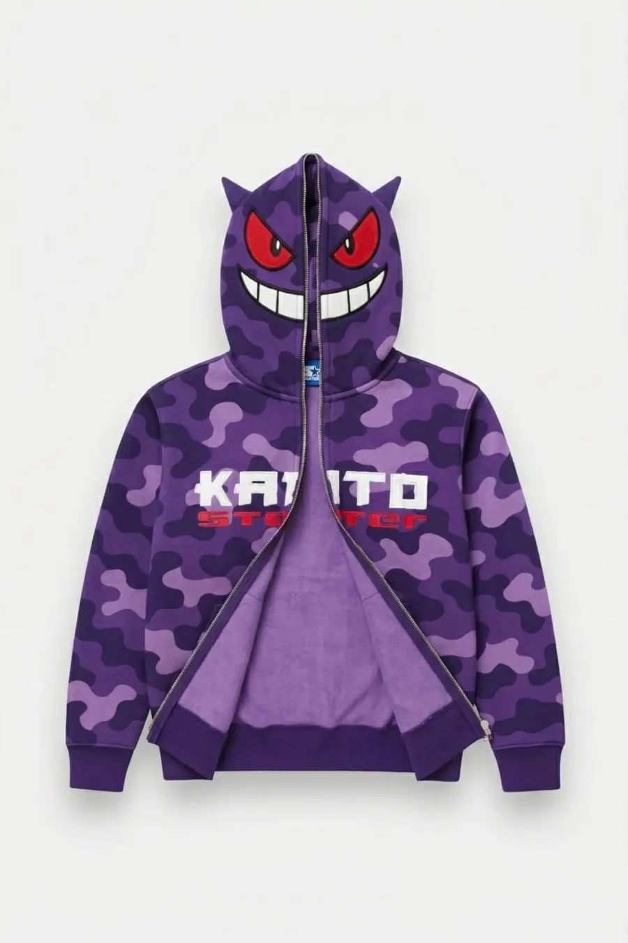 Sweat à capuche Full Zip Ectoplasma Unisexe Streetwear - 3