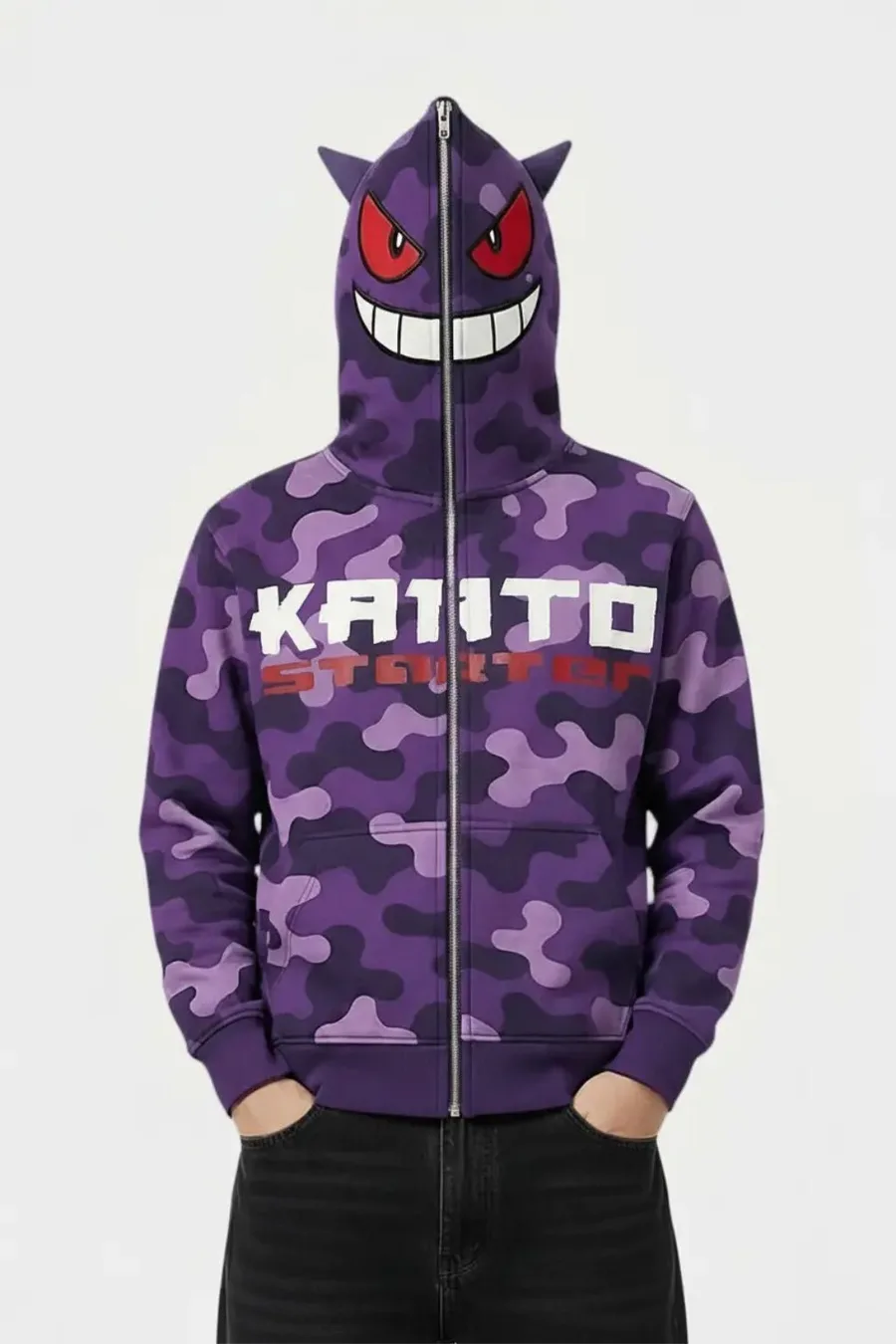 Sweat à capuche Full Zip Ectoplasma Unisexe Streetwear - 2