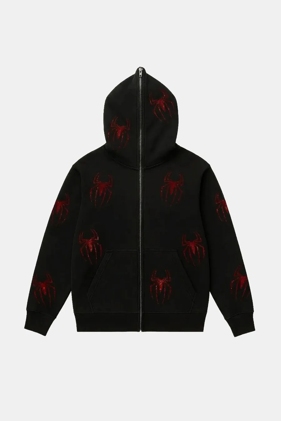 Sweat à capuche Spiderman zippé intégral