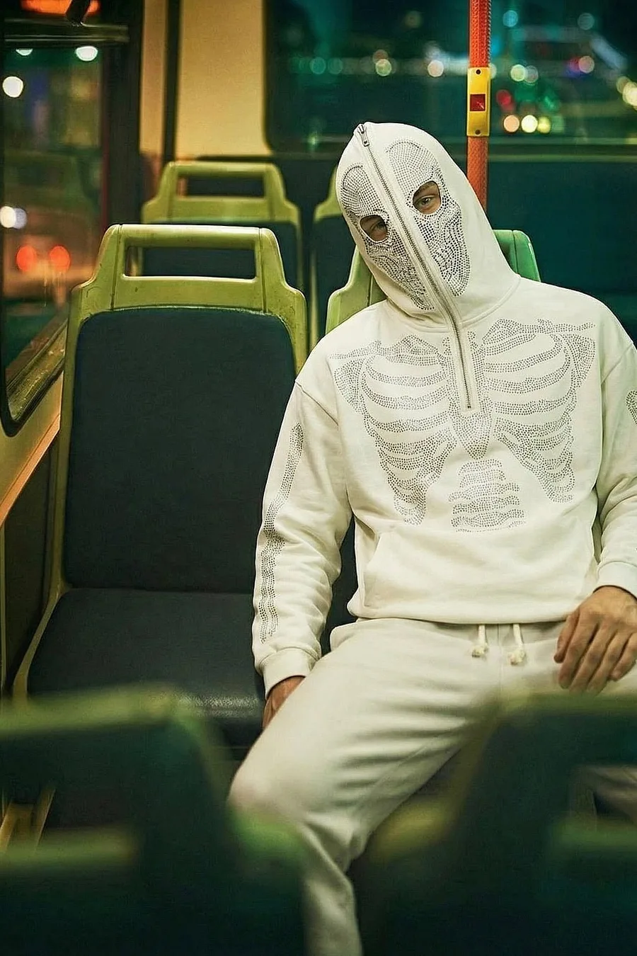 Veste Intégrale Squelette Y2K - 4