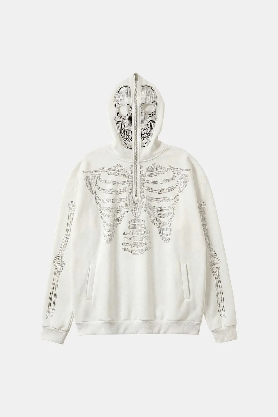 Veste Intégrale Squelette Y2K