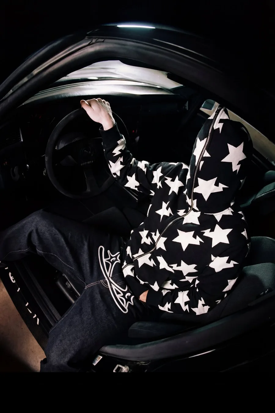 Veste zippée intégrale Y2K tendance rétro futuriste - 3