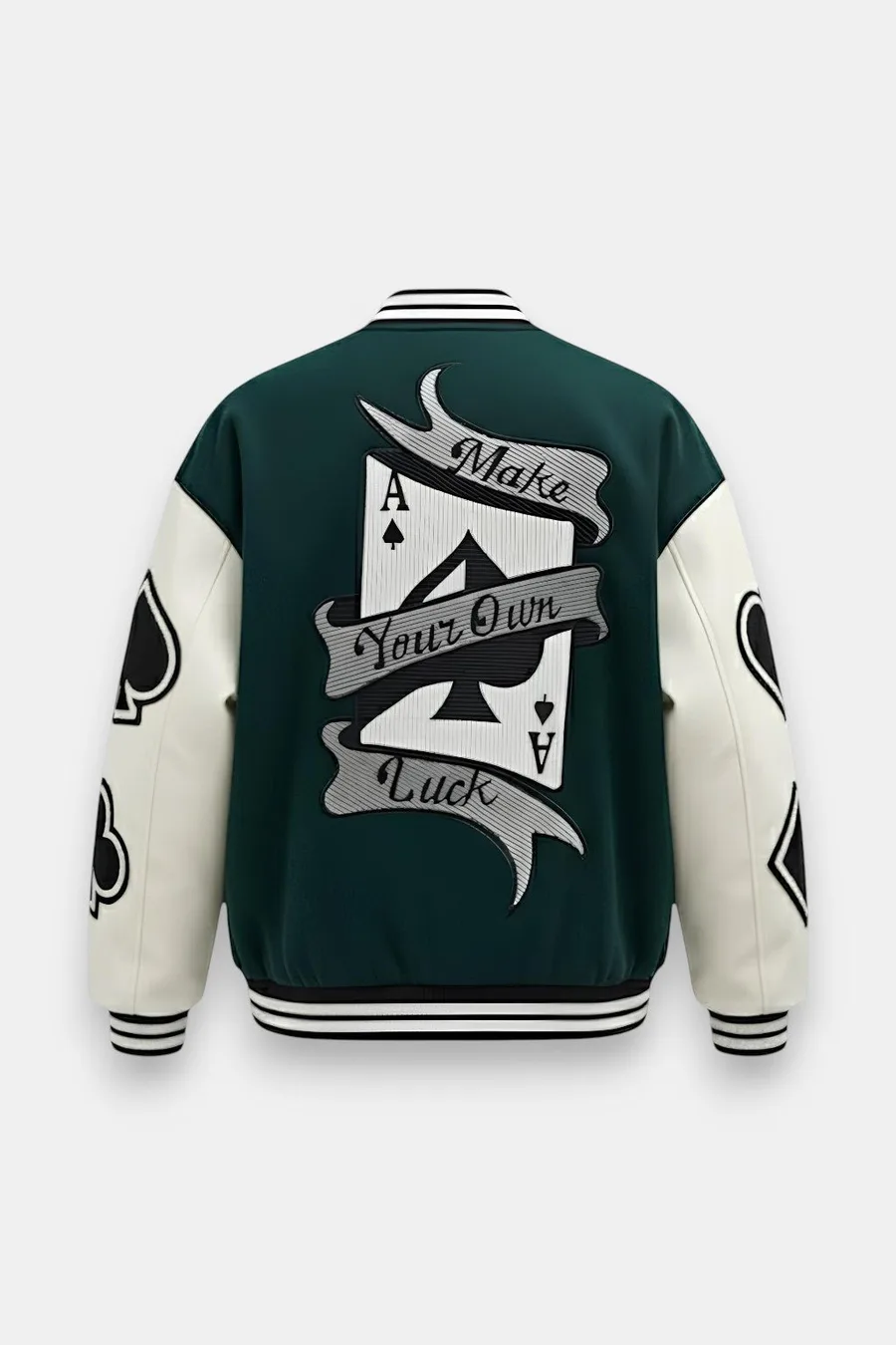 Green varsity jacket - 3