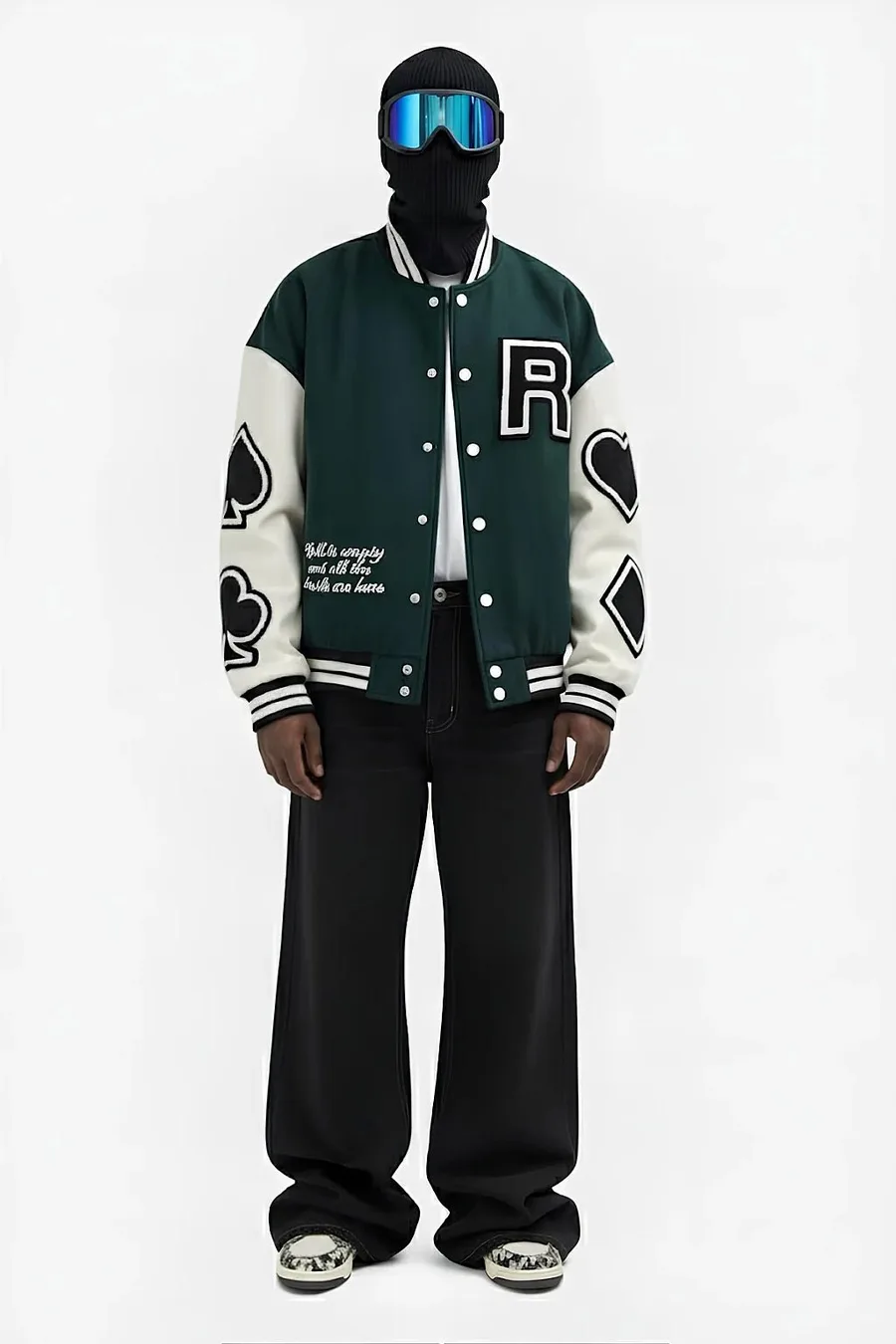 Green varsity jacket - 5
