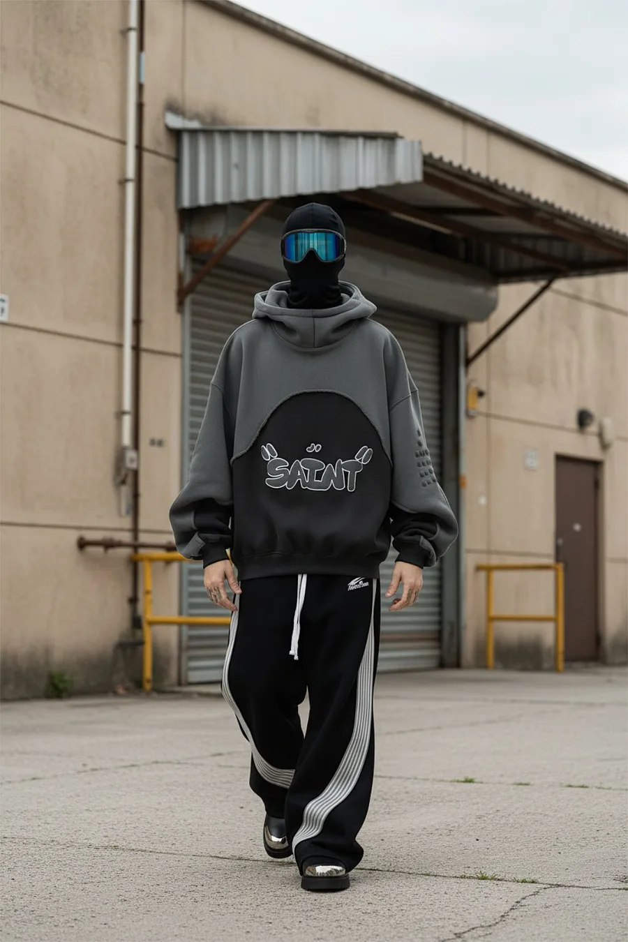 Sweat à capuche Y2K Saint – Design audacieux & culture urbaine tendance - 10