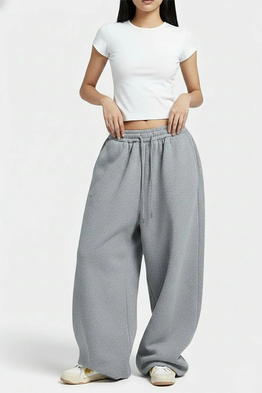 Pantalon Jogging Barrel Y2K – Streetwear Rétro-Futuriste pour Homme et Femme - 2