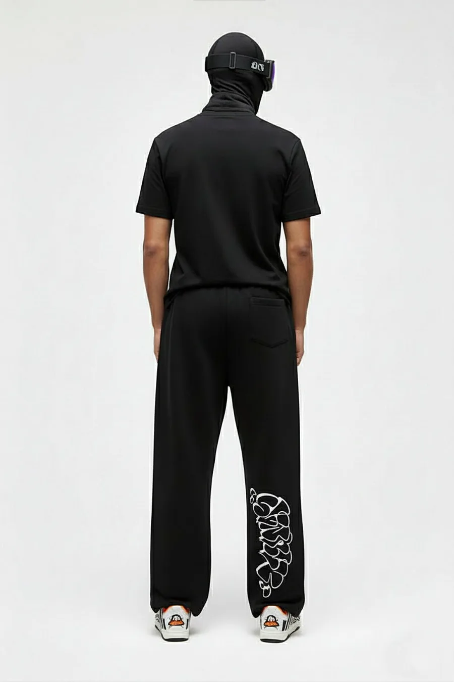 Pantalon de Jogging Graffiti Artistique Y2K - 4