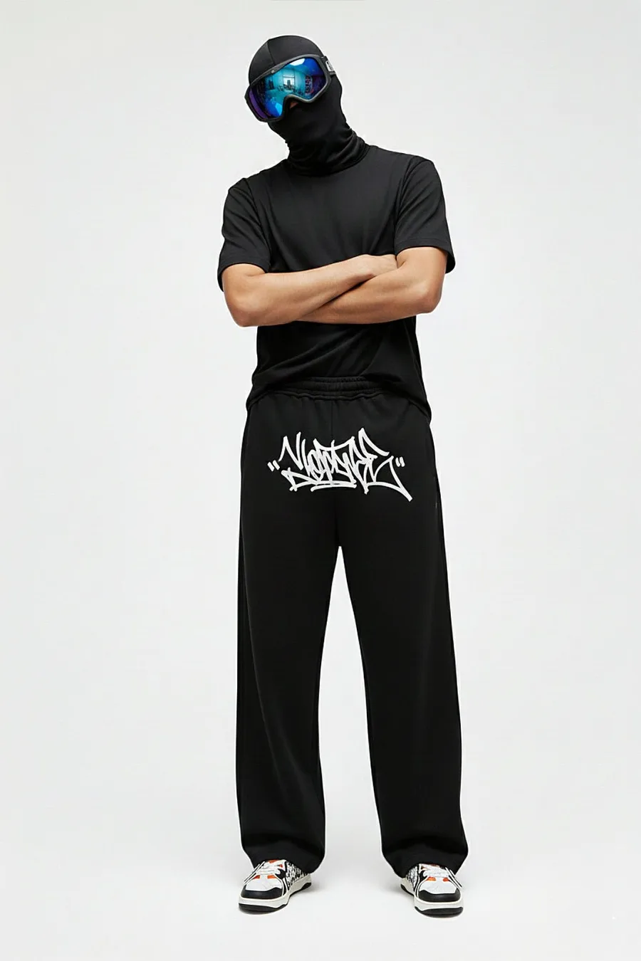 Pantalon de Jogging Graffiti Artistique Y2K - 2