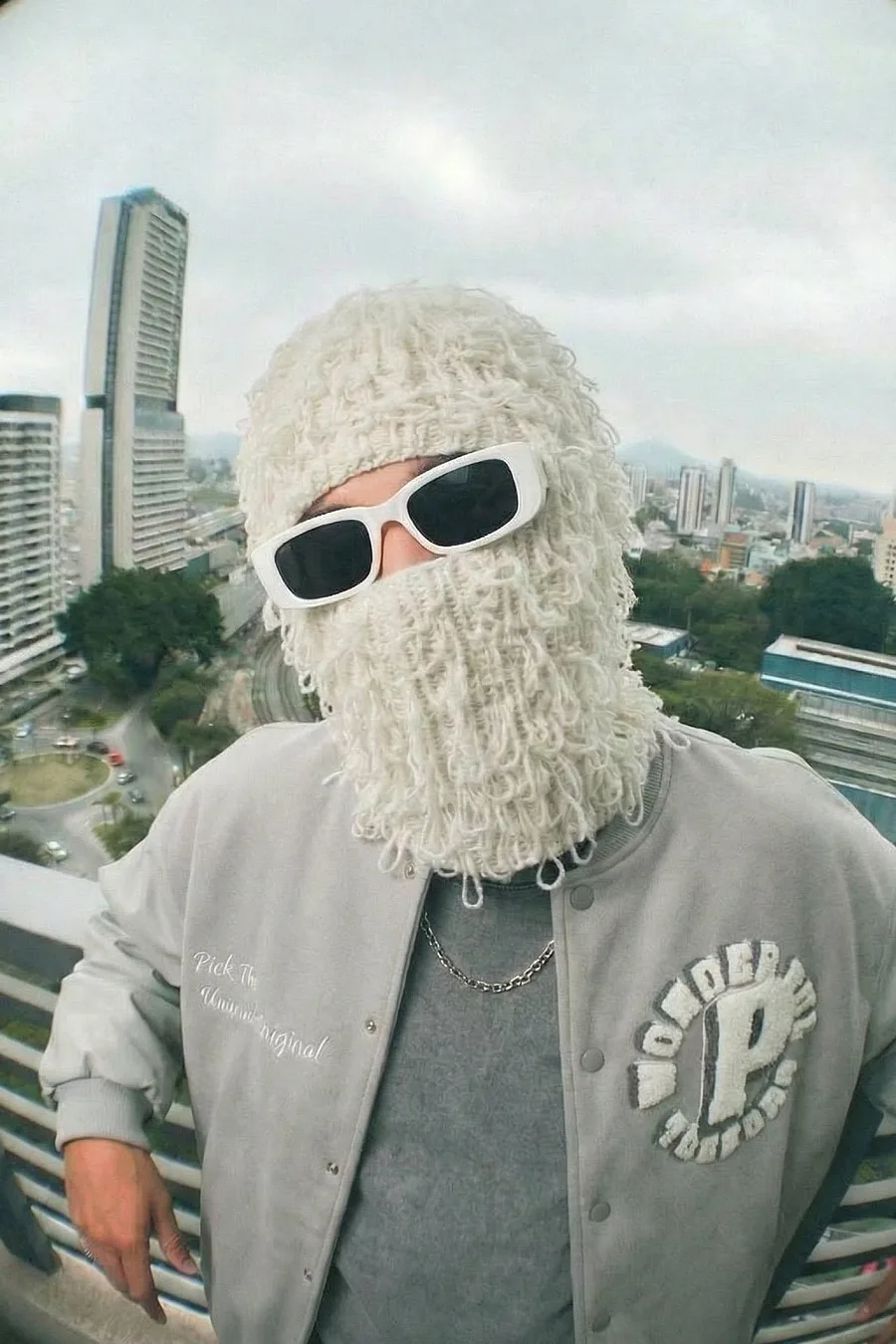 Lunettes de soleil streetwear Hamza - Style futuriste tendência 2024 - 9