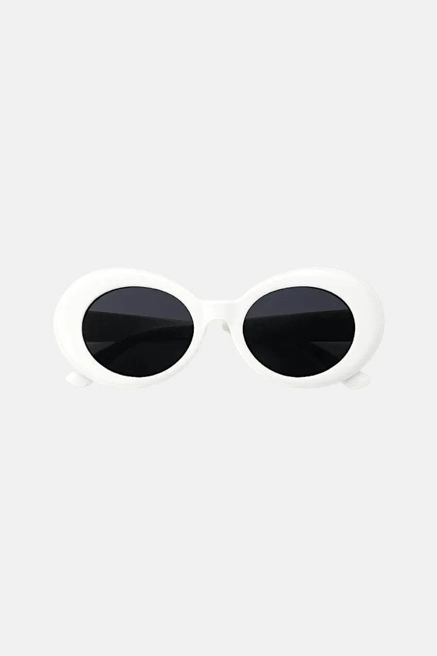 Lunettes de Soleil Kurt Cobain : Style Vintage emblématique - Monture Ovale Semi-Cat-Eye…