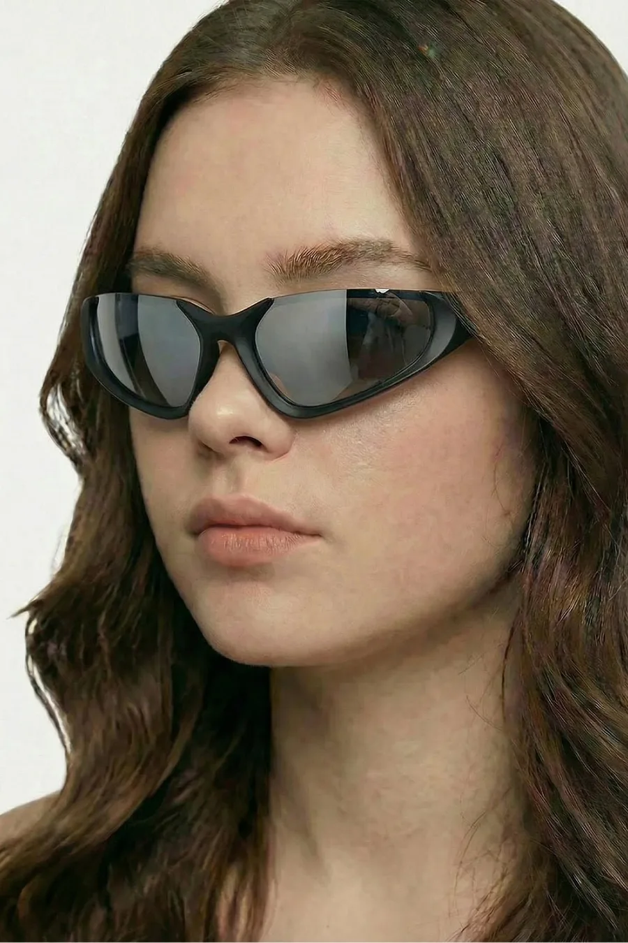 Lunettes de Soleil Mbappé – Style Y2K & Streetwear avec Verres Gris Fumé - 2