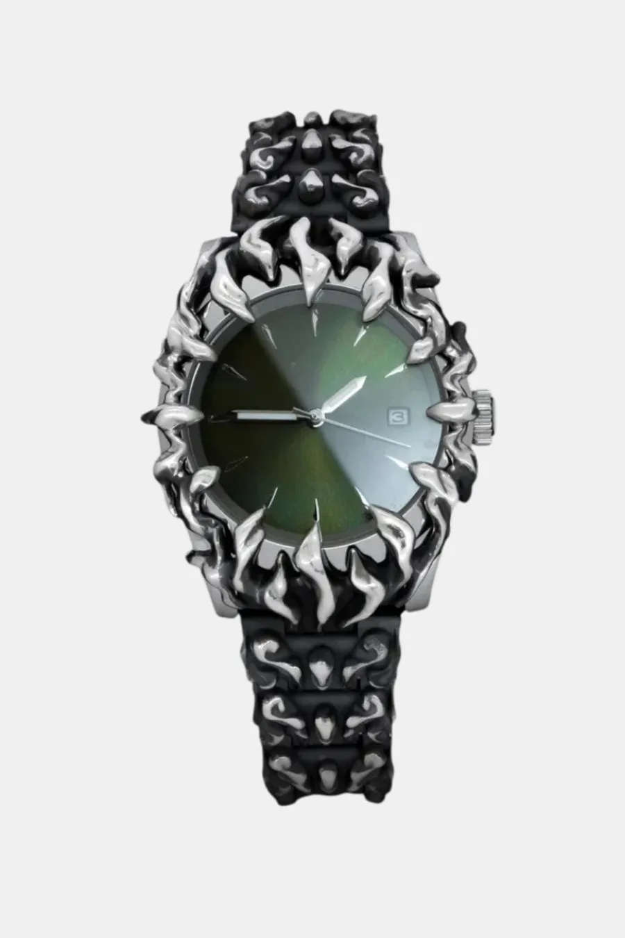 Montre à Griffes Y2K - Bijou de Style Retro-Futuriste en Acier Inoxydable - 5
