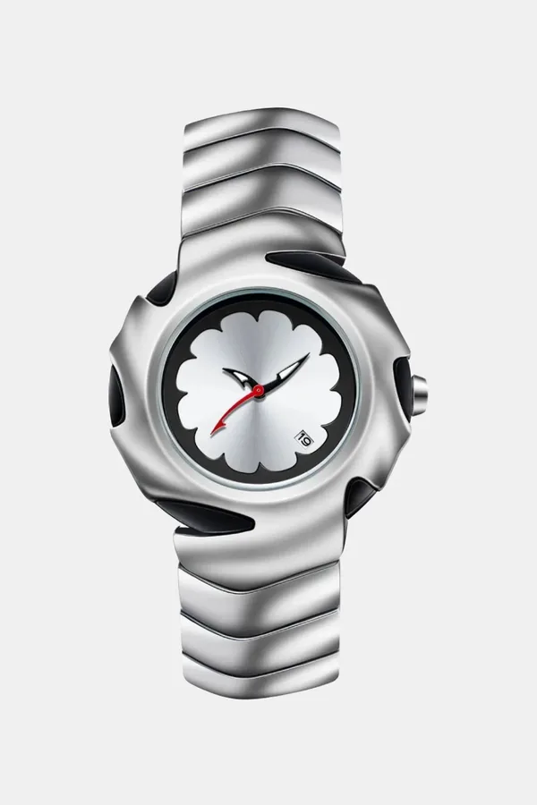 Montre Requin Retro-Futuriste Y2K - Accessoire de Mode Streetwear Brillant et Original