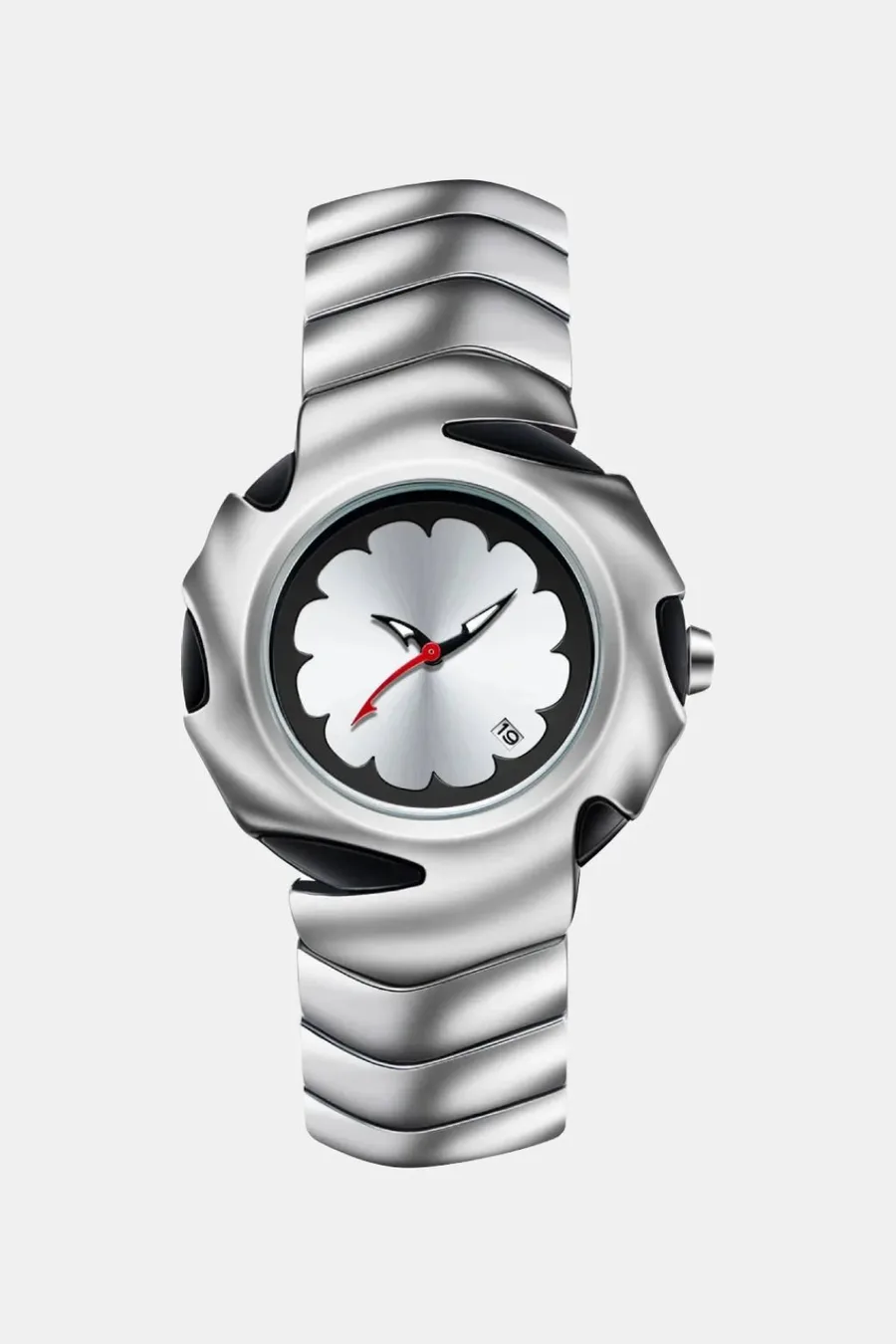 Montre Requin Retro-Futuriste Y2K - Accessoire de Mode Streetwear Brillant et Original