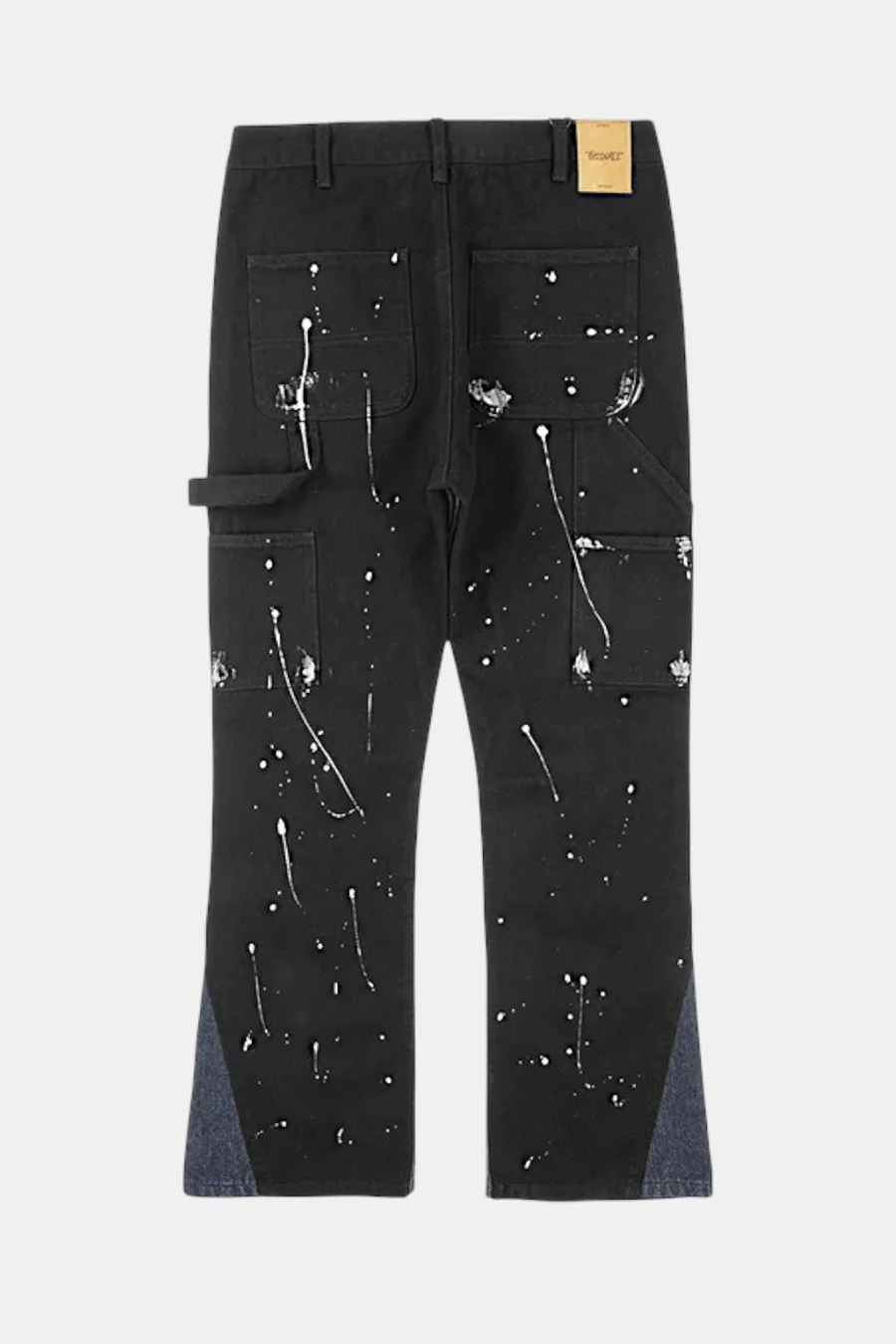 Pantalon Grunge Femme Oversize Vintage 90s – Pantalon Streetwear Rock avec Détails Usés et Poches Cargo - 6