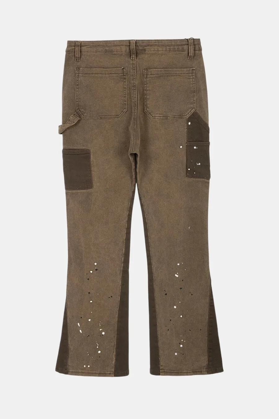 Pantalon Grunge Femme Oversize Vintage 90s – Pantalon Streetwear Rock avec Détails Usés et Poches Cargo - 10