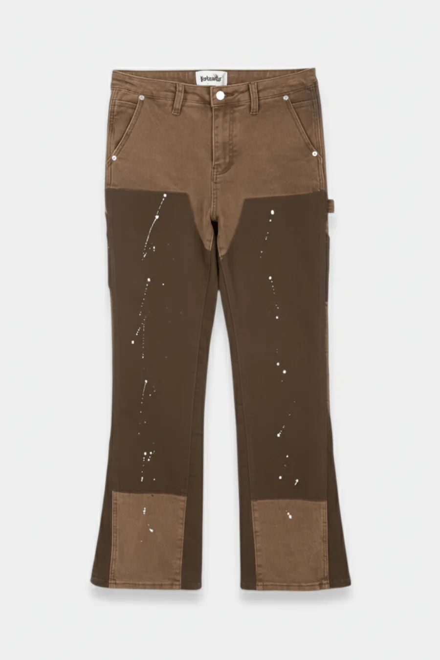 Pantalon Grunge Femme Oversize Vintage 90s – Pantalon Streetwear Rock avec Détails Usés et Poches Cargo - 9