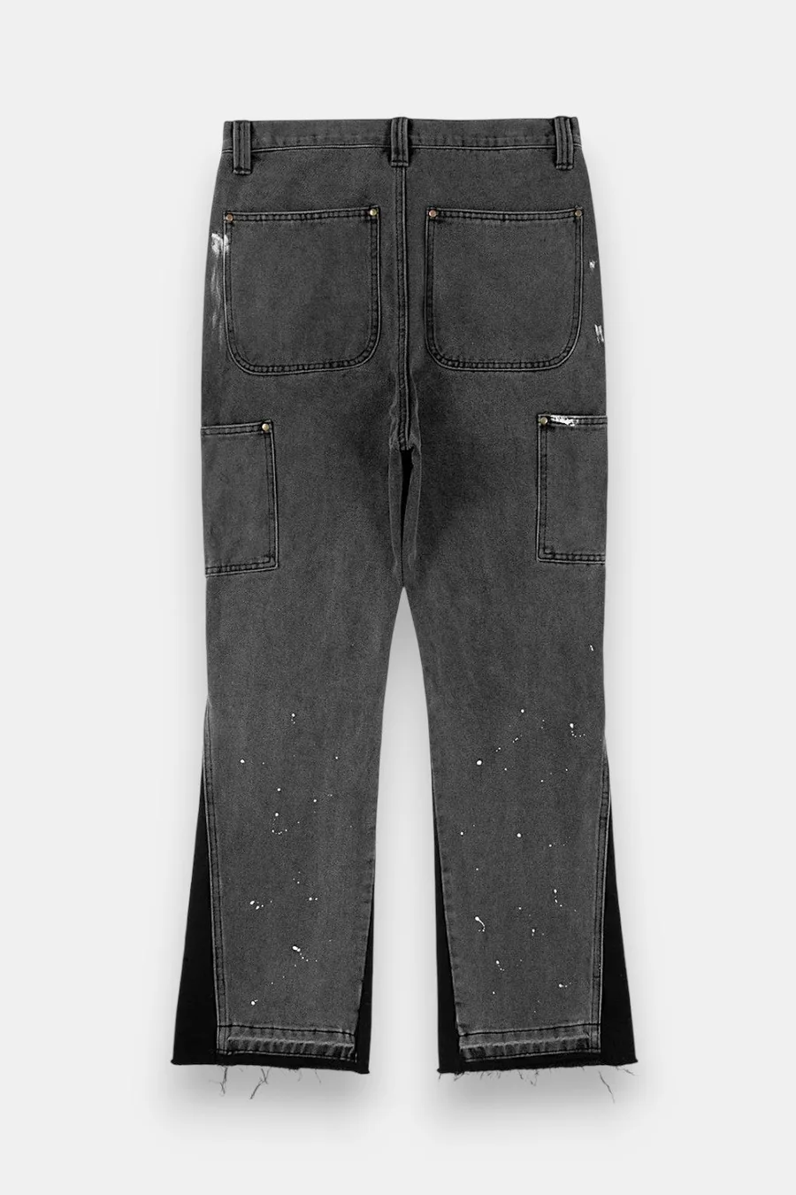 Pantalon Grunge Femme Oversize Vintage 90s – Pantalon Streetwear Rock avec Détails Usés et Poches Cargo - 3