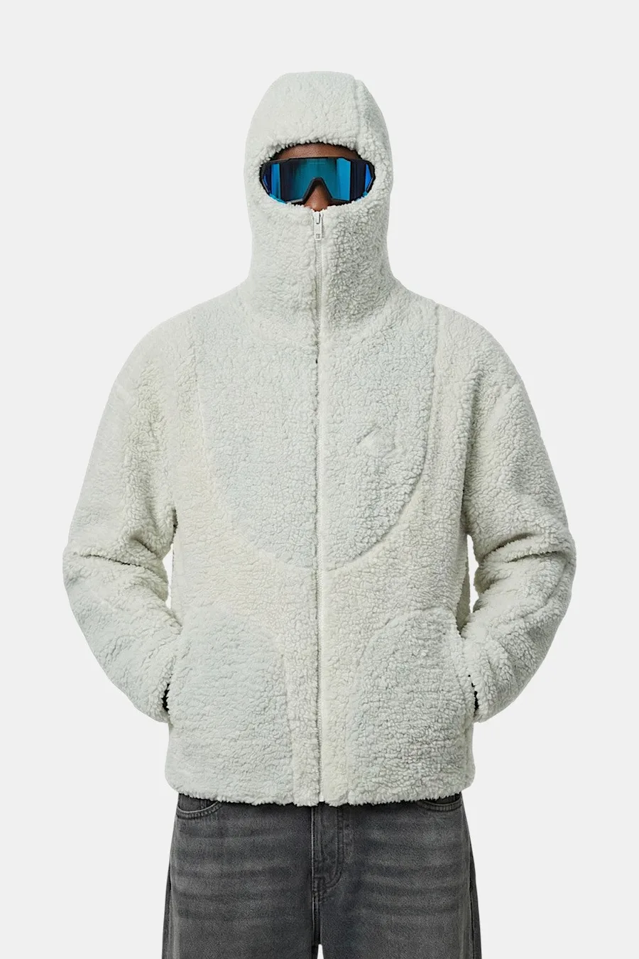 Veste Polaire Streetwear Unisexe - Silhouette Urbaine des Années 2000 - 2