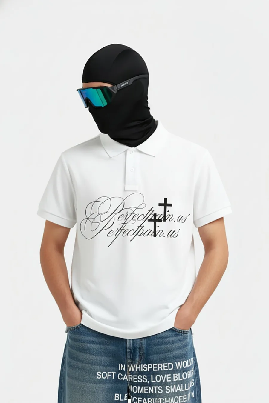 Polo de Calligraphie Urbain - Design Oversize Vintage 2000 - 2