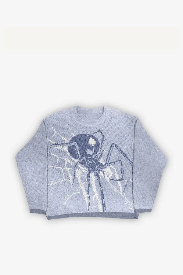 Pull Toile d'Araignée – Chic Urbain Inspired by Streetwear & Spiderman
