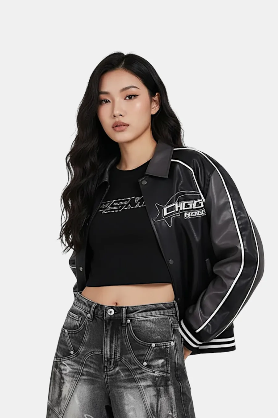 Veste de Course Y2K Unisexe - Style Rétro Sportif Streetwear - 2
