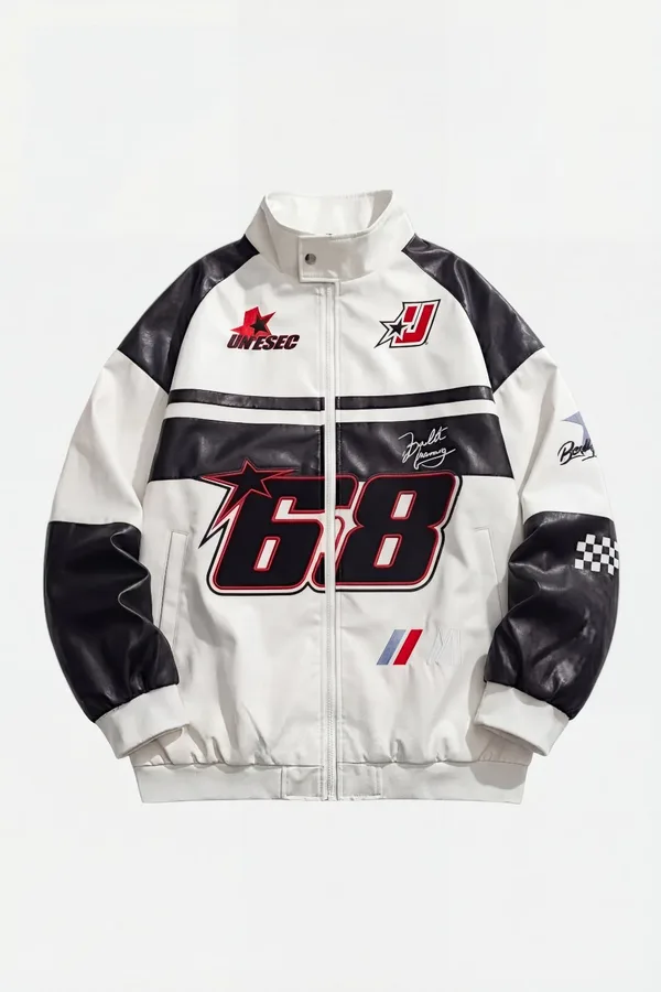 Racing jacket oversized