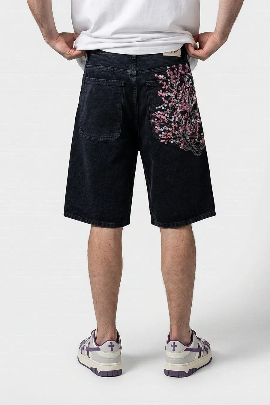 Short imprimé cerisier en fleur - 2