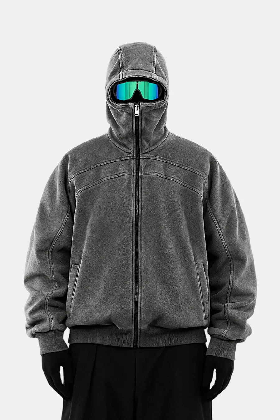 Sweat Cagoule Maison Y2k en Sherpa – Unisexe Confortable et Élégant - 2