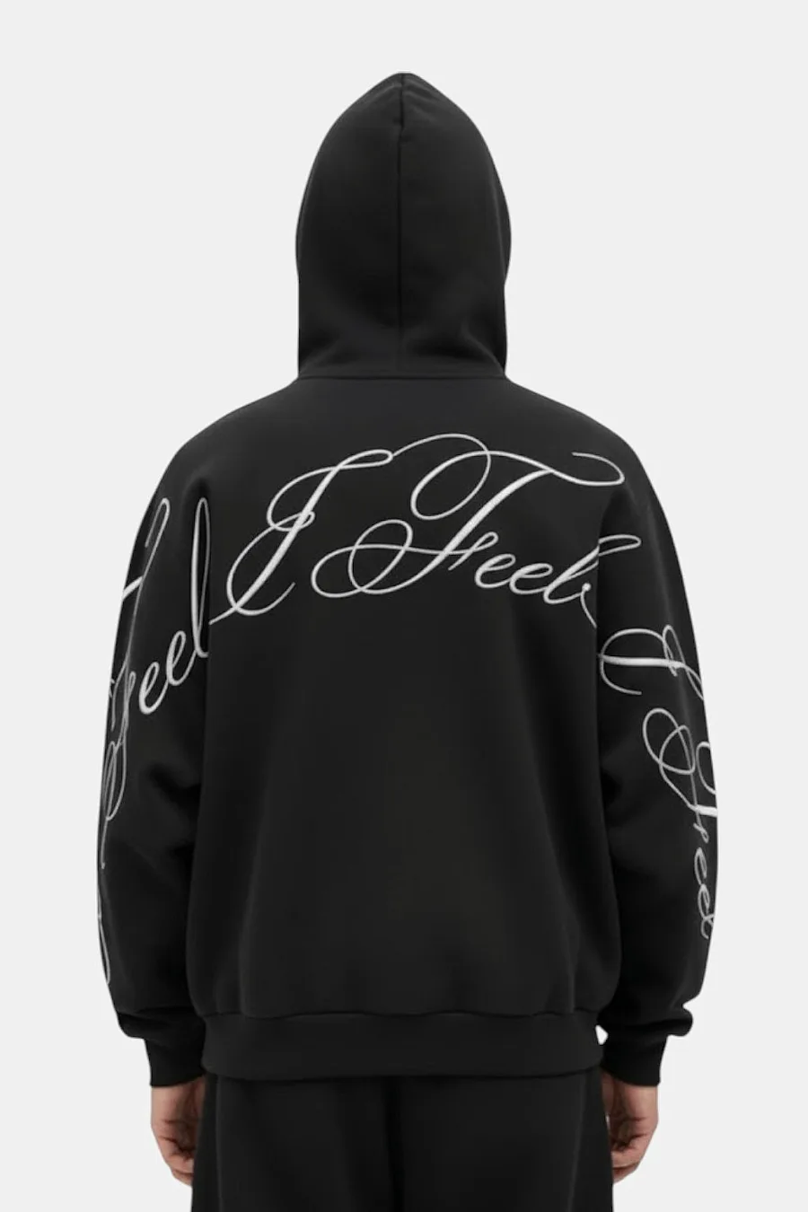 Sweat Calligraphie Maison Y2k unisexe – Design vintage 2000s audacieux - 4
