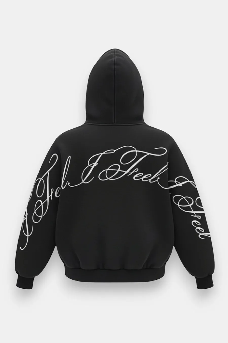 Sweat Calligraphie Maison Y2k unisexe – Design vintage 2000s audacieux - 3