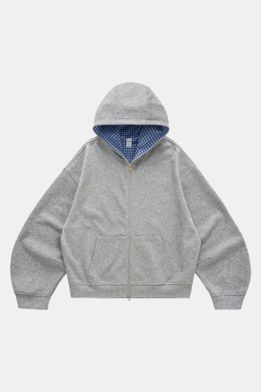 Sweat-shirt à carreaux graphiques oversized - 3