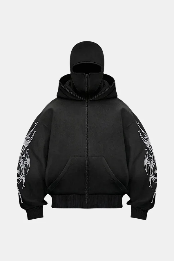 Sweat-Shirt Double Capuche Y2K Urbain - Coupe Oversize & Design Mode 2000s